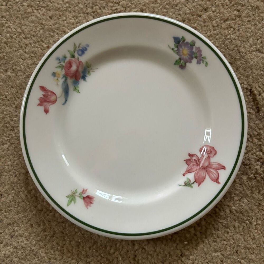 Syracuse China Floral Pattern 6 1/4” Small Plate